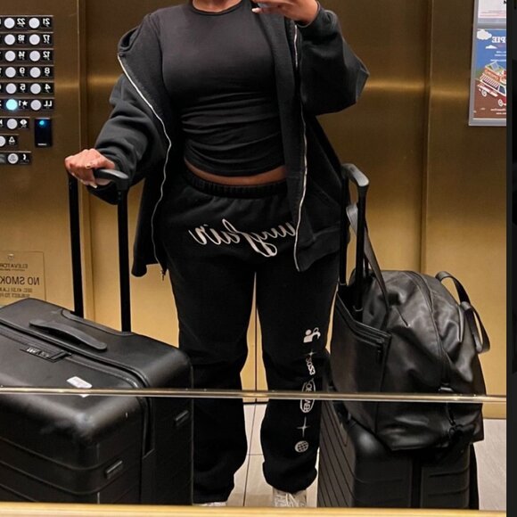 THE MAYFAIR GROUP - "HUMAN CONNECTION" FLEECE SWEATPANTS - Picture 5 of 9